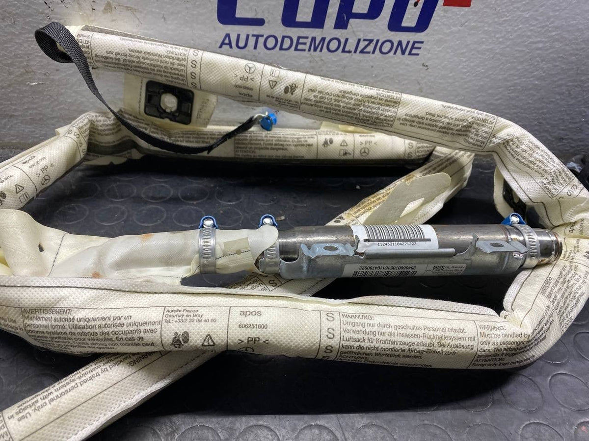Airbag a tendina laterale sinistra mercedes-benz classe c (w204)cod:606037201 - F&amp;P CRASH SRLS - Ricambi Usati