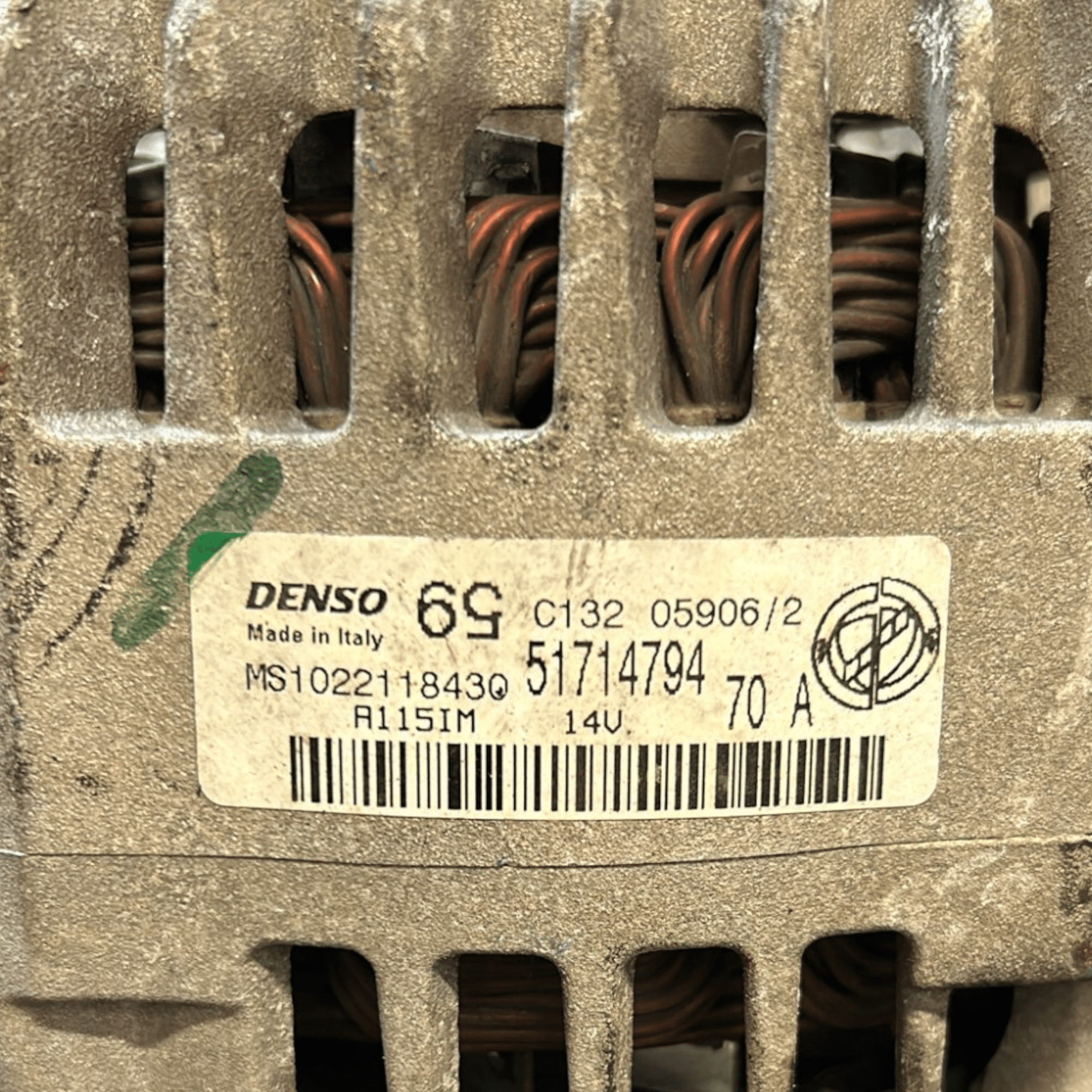 Alternatore Fiat Panda 169 1.2 benzina (2003 > 2012) cod:51714794 - F&P CRASH SRLS - Ricambi Usati
