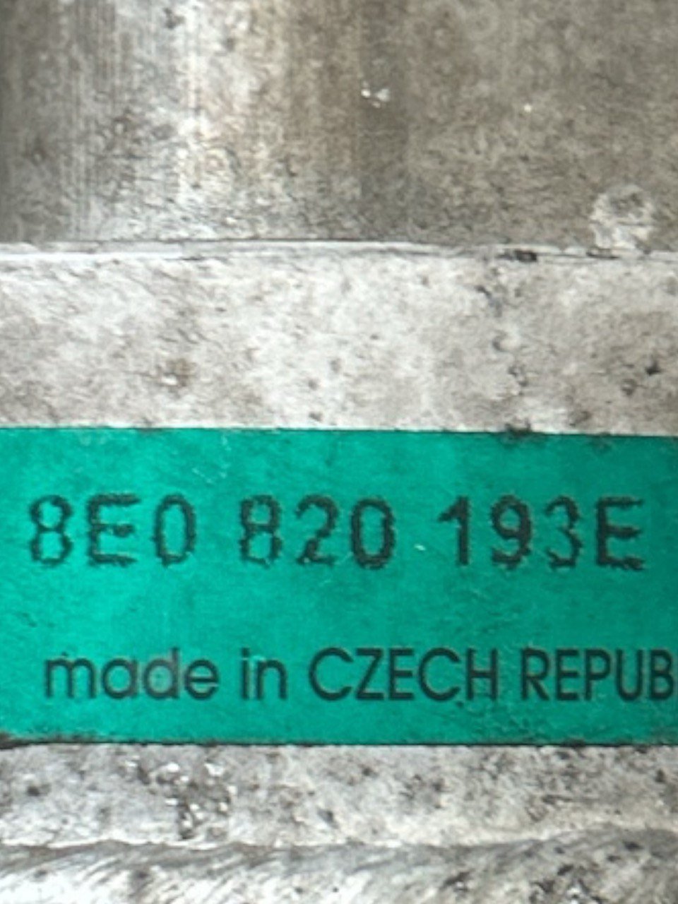 Audi A4 (B6) 2.0 Diesel (2000 > 2004) cod.8E0820193E Tubi Aria Condizionata + Essiccatore / Accumulatore - F&P CRASH SRLS - Ricambi Usati
