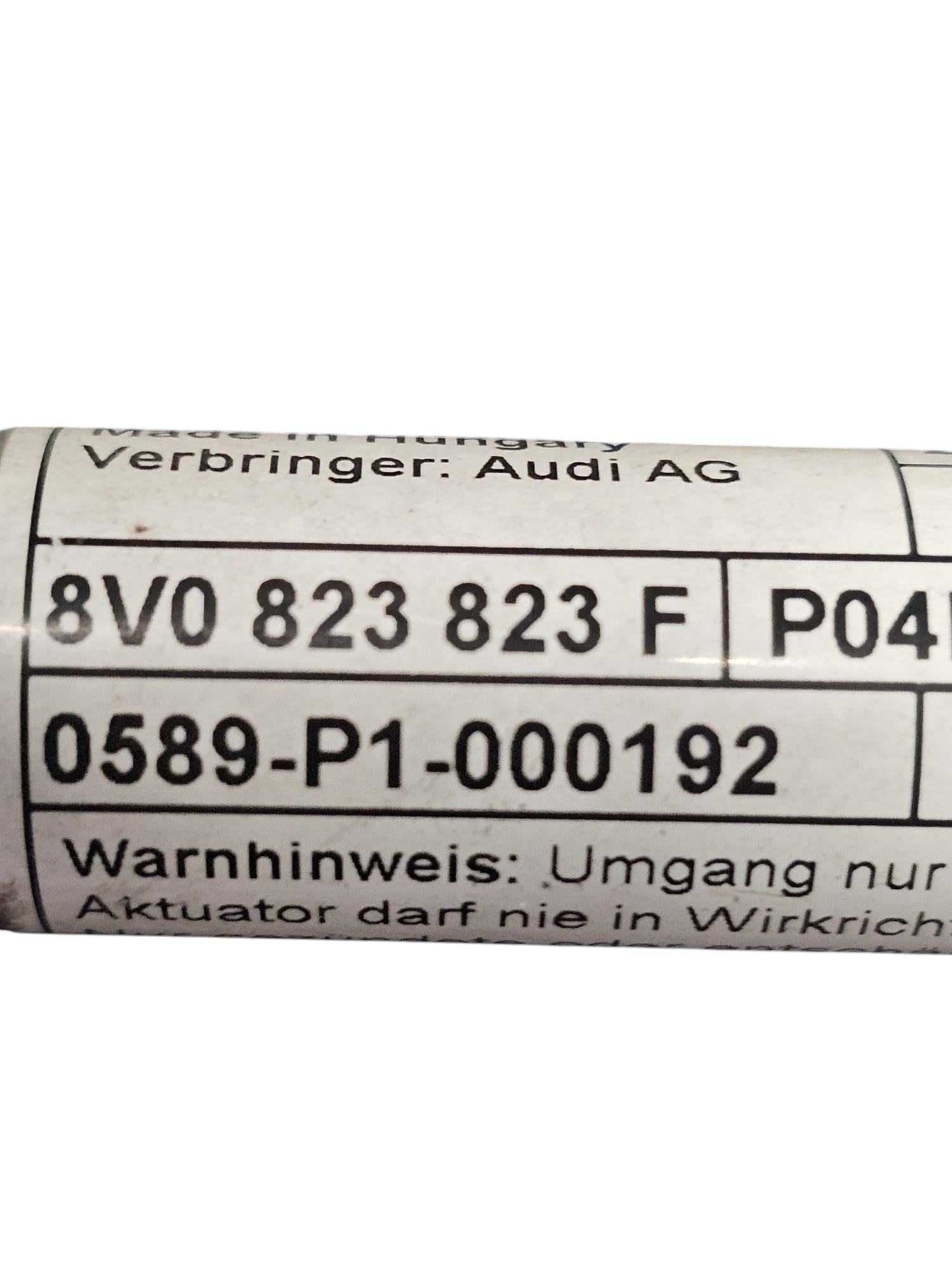 Prospinessator / rechter Front Reißverschluss Audi A3 8V (2012-2020) COD: 8v0823302