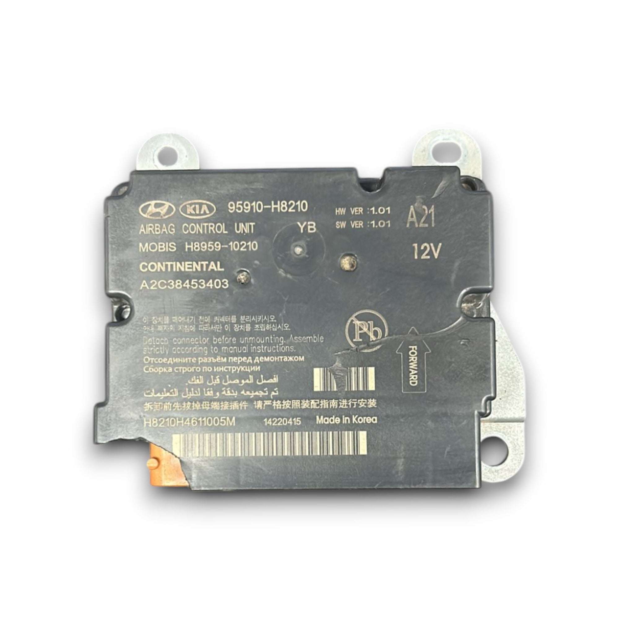 Centralina AirBag Kia Stonic cod.95910 - H8210 1.2 Benzina (2017 > ) - F&P CRASH SRLS - Ricambi Usati