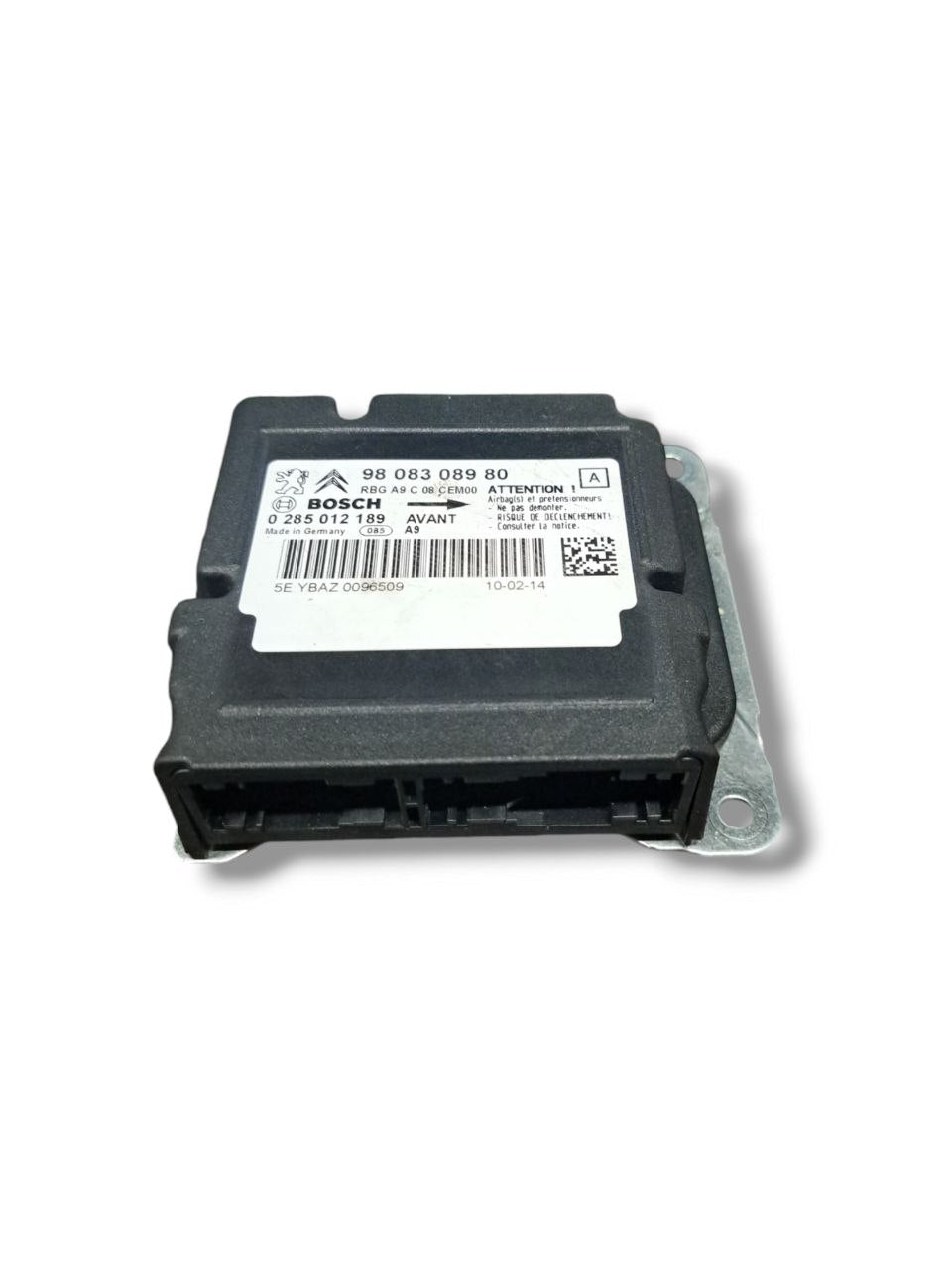 Centralina Airbag Peugeot 208 (2012 - 2019) COD:9808308980 - F&P CRASH SRLS - Ricambi Usati
