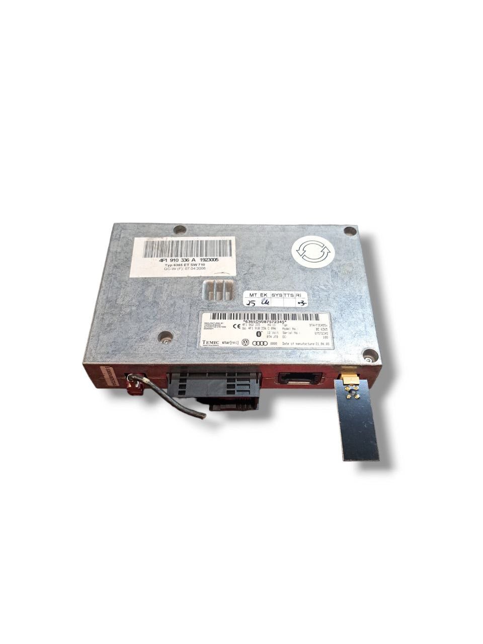 Centralina Bluetooth Audi A8 4E / A6 ( 2003-2009 ) COD:4F1910336A - F&amp;P CRASH SRLS - Ricambi Usati