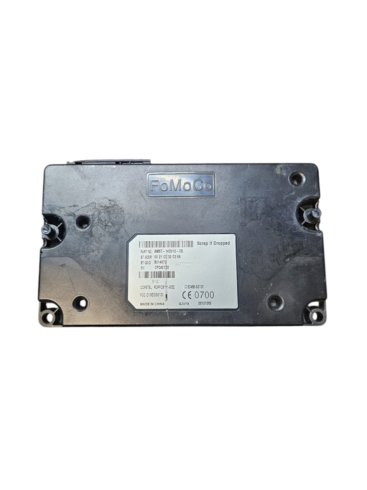 Centralina Bluetooth Ford B - Max Cod:AM5T - 14D212 - CB (2012 - 2018) - F&amp;P CRASH SRLS - Ricambi Usati