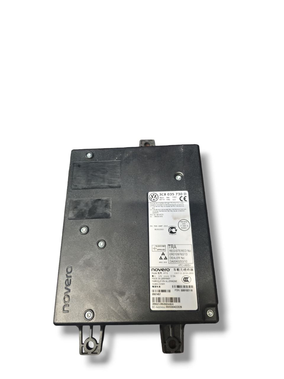 CENTRALINA BLUETOOTH VOLKSWAGEN TIGUAN 5N (2007 - 2016) Cod : 3C8035730D - F&amp;P CRASH SRLS - Ricambi Usati