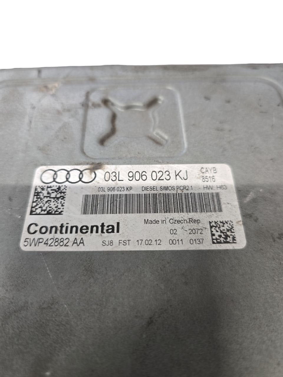 Centralina Ecu Motore Audi A1 8X 1.6 Diesel (2010 - 2018) Cod : 03L906023KJ - F&P CRASH SRLS - Ricambi Usati