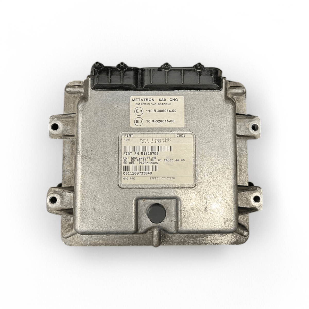 Centralina ecu motore Fiat Punto 188 1.2 benzina - Metano (1999 - 2005) cod.51815709 /110R - 006014 - 00 - F&amp;P CRASH SRLS - Ricambi Usati