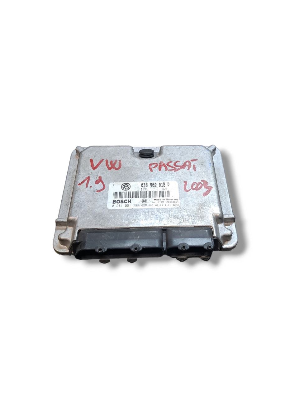 Centralina Ecu Motore Volkswagen Passat B5 1.9 Diesel (2003) COD:038906018P - F&P CRASH SRLS - Ricambi Usati