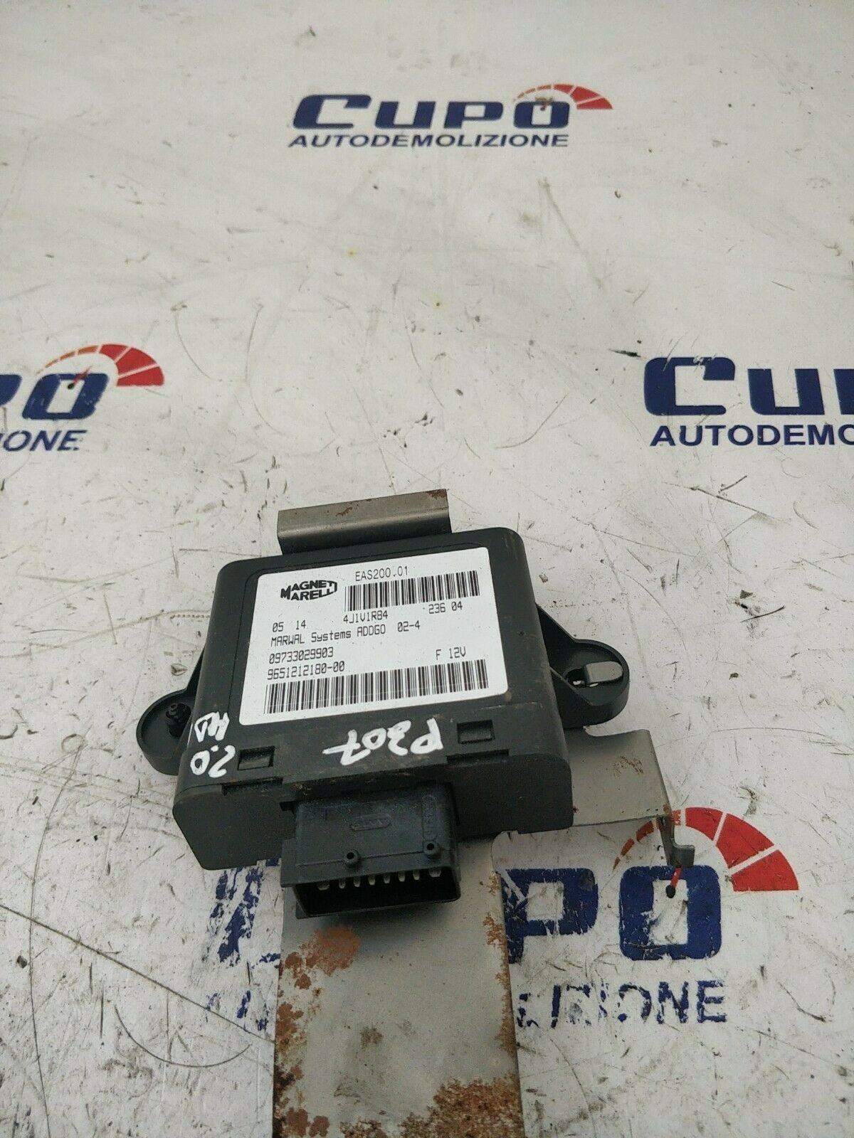 CENTRALINA FAP EAS200.01 PEUGEOT 307 2.0 HDi 9651212180 - F&P CRASH SRLS - Ricambi Usati
