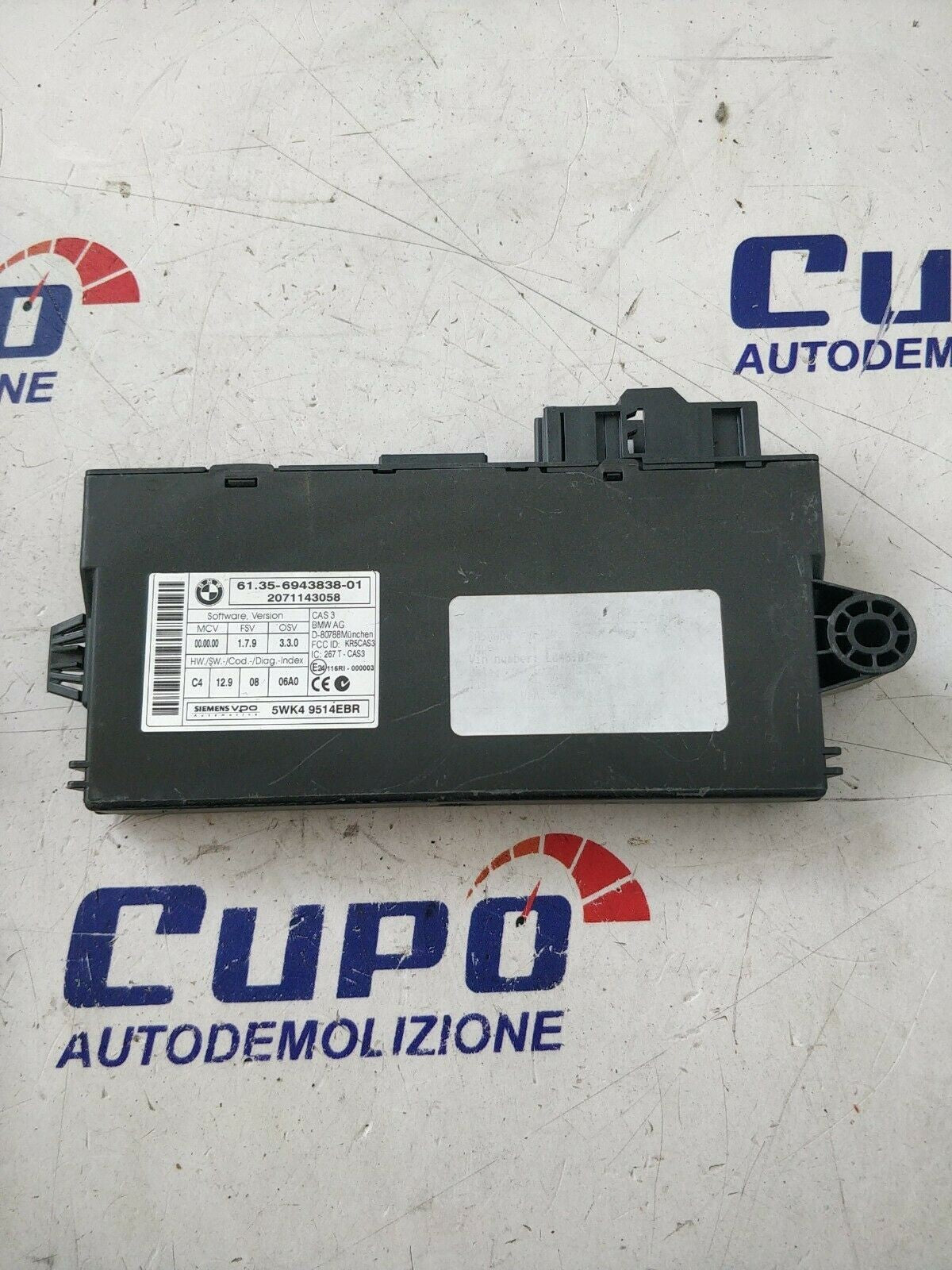 Centralina Modulo Comfort Bmw X5 E70 3.0 Diesel Cod: 61.35-6943838-01 - F&amp;P CRASH SRLS - Ricambi Usati