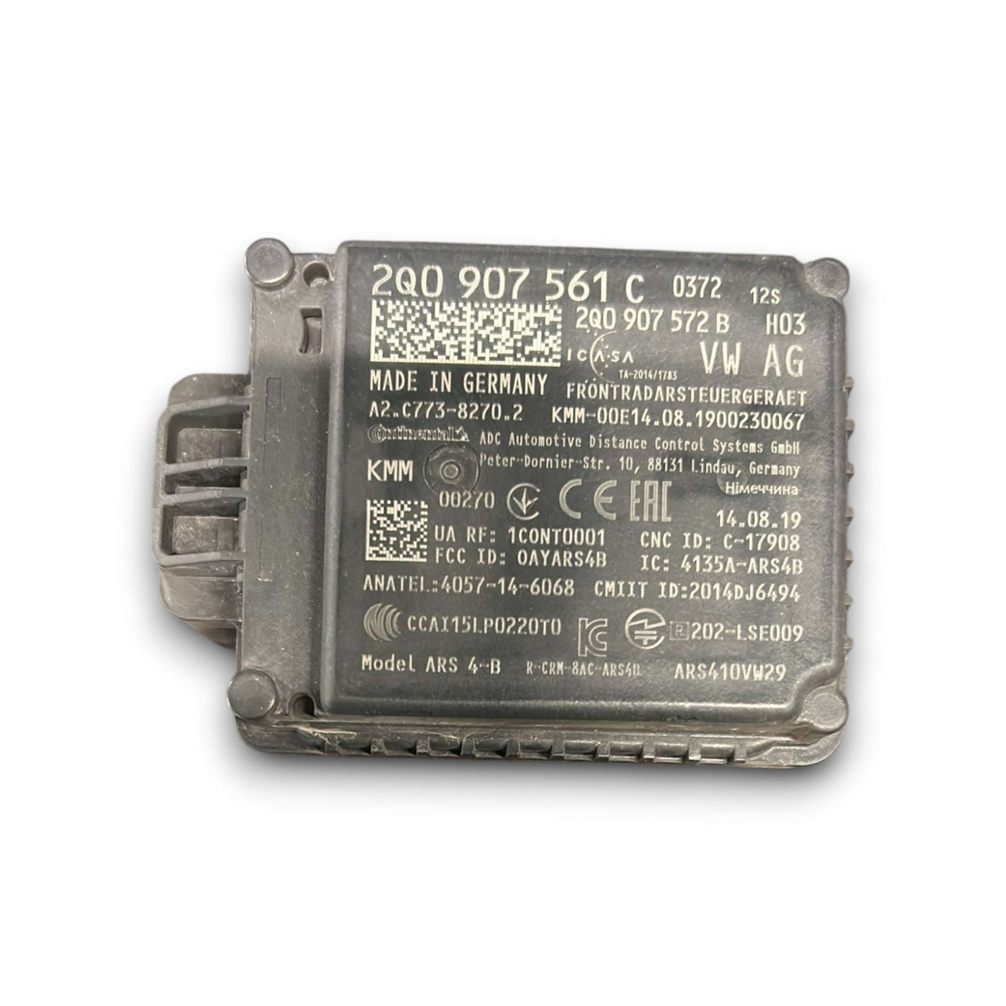 Centralina / Sensore Radar Volkswagen T - Cross cod:2Q0907561C (2019 >) - F&P CRASH SRLS - Ricambi Usati
