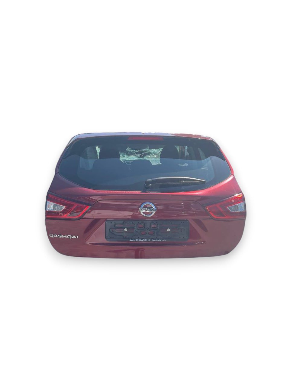 Cofano / Portellone / Bagagliaio posteriore rossa Nissan Qashqai J11 (2014 - 2021) - F&P CRASH SRLS - Ricambi Usati