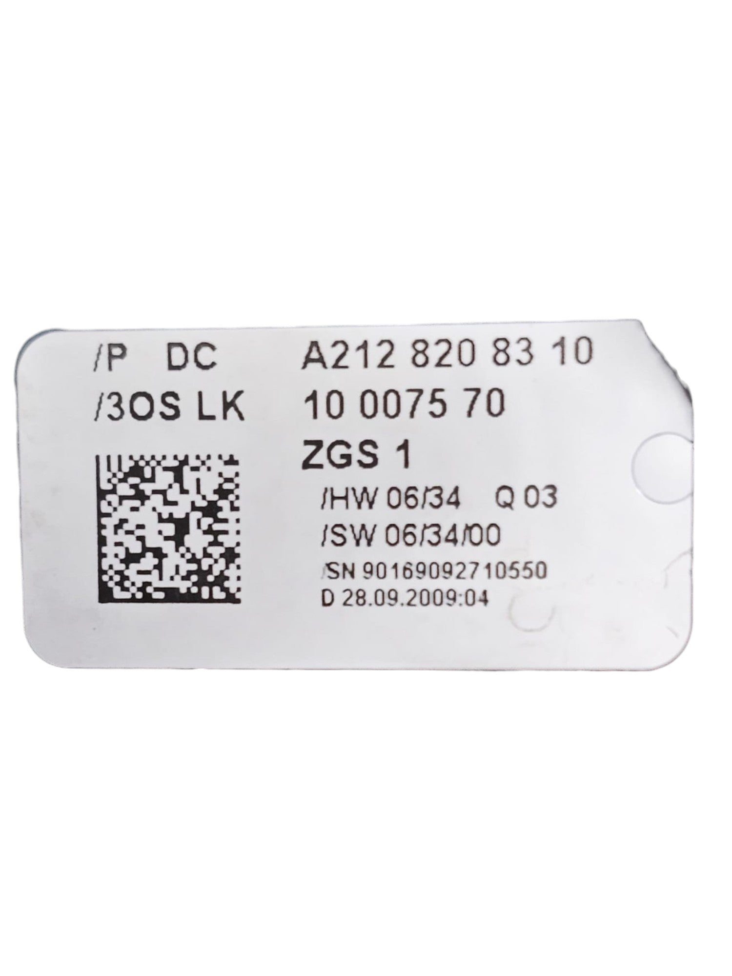 Comandi Alzavetro Anteriore Sinistro Mercedes Classe C W204 Cod:A2128208310 (2007 - 2015) - F&P CRASH SRLS - Ricambi Usati