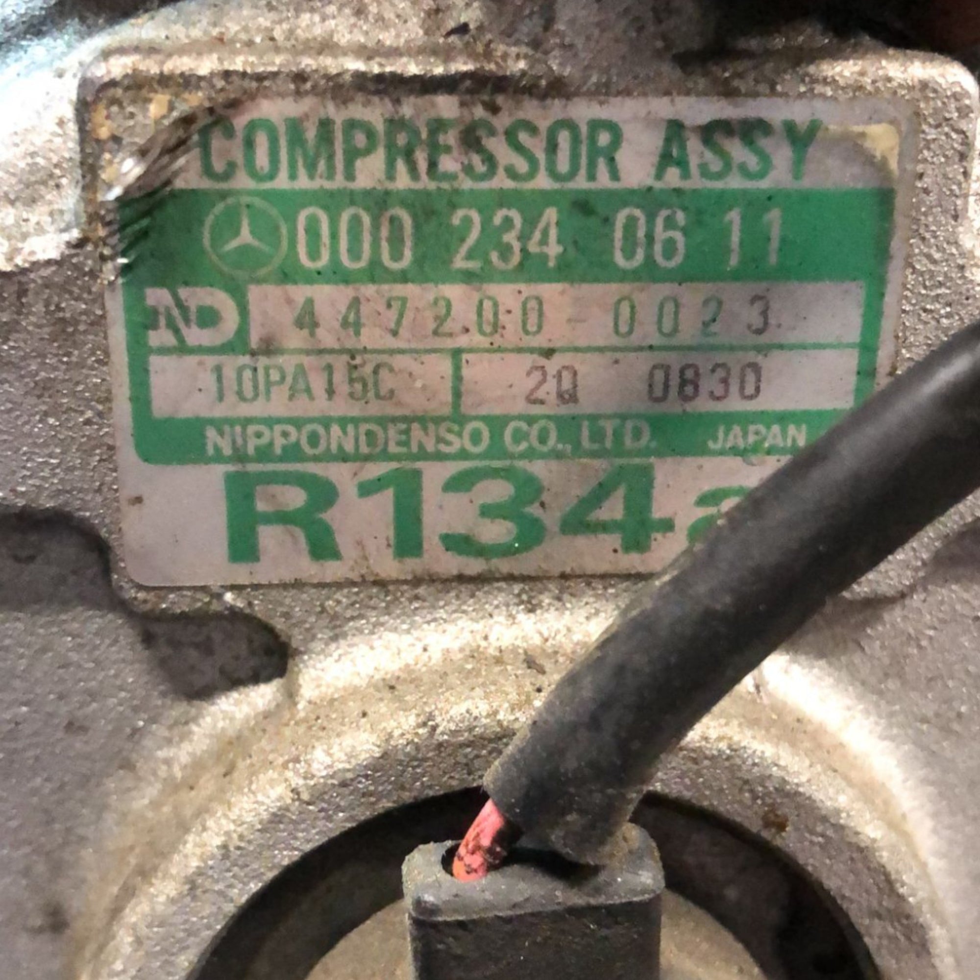 Compressore Aria Condizionata Mercedes Benz Classe C W202 2.2 Diesel (1993 > 2001) cod:0002340611 - F&P CRASH SRLS - Ricambi Usati