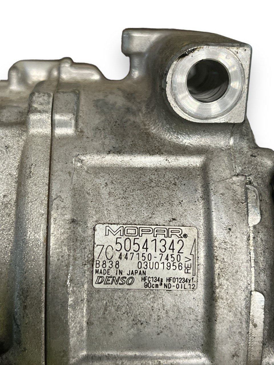 compressore clima Fiat Grande Punto 1.2 benzina (2005 - 2008) cod.447150 - 7450 / 50541342 - F&P CRASH SRLS - Ricambi Usati