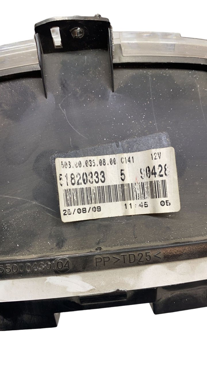 Contachilometri / tachimetro Fiat Panda 169 (2006) 1.3 mjt cod:51820333 - F&P CRASH SRLS - Ricambi Usati