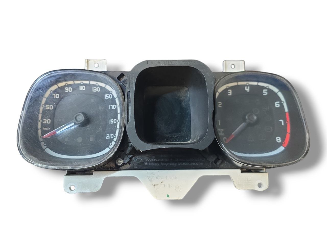 Contachilometri / Tachimetro / Quadro Strumenti Fiat Panda 312 0.9 Benzina ( 2012 > ) Cod : 555005340506 - F&P CRASH SRLS - Ricambi Usati