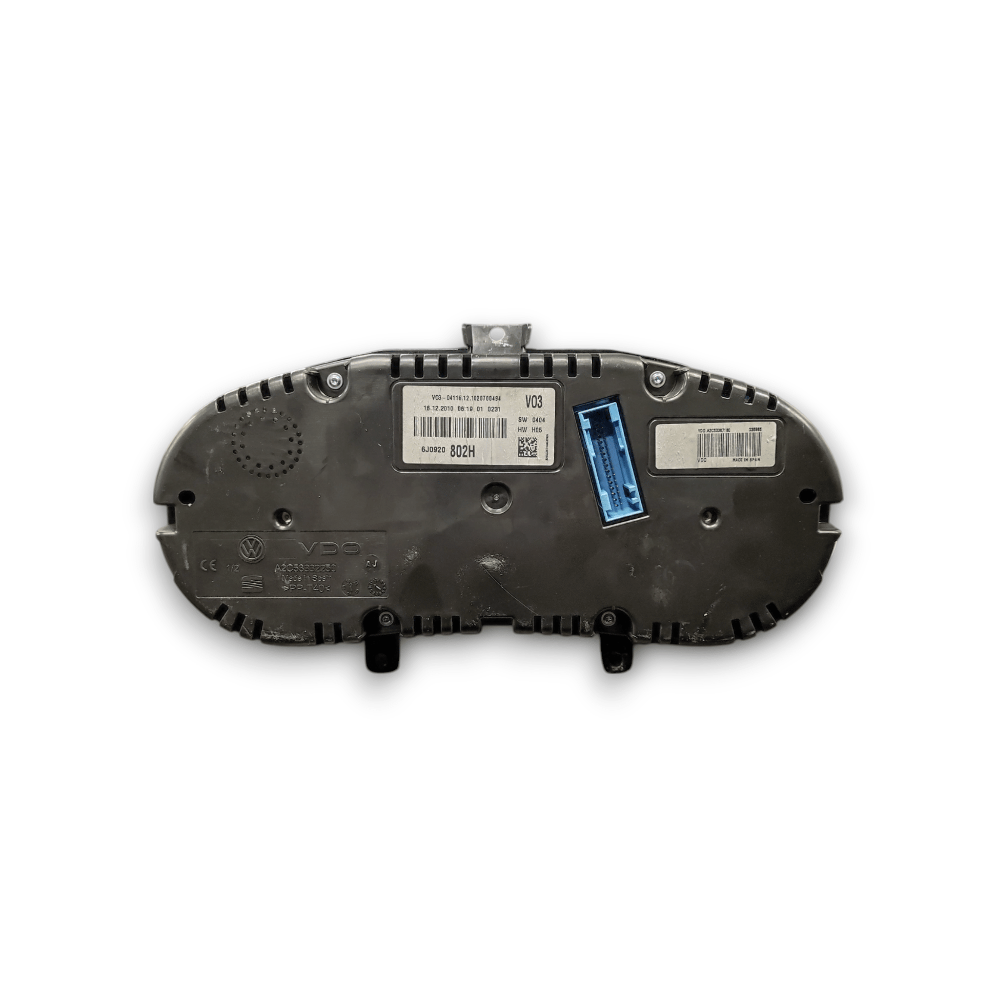 Contachilometri / Tachimetro Seat Ibiza 1.6 Diesel COD: 6J0920802H (2008 - 2017) - F&P CRASH SRLS - Ricambi Usati