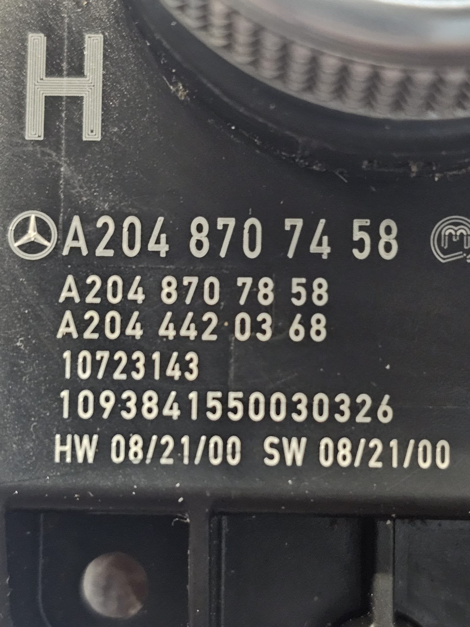 Controller / Joystick Mercedes GLK X204 (2008 - 2015) Cod:A2048707458 - F&P CRASH SRLS - Ricambi Usati