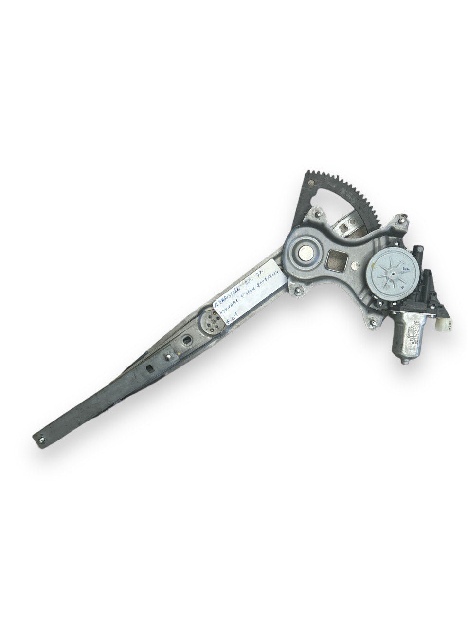 Cremagliera / Motore Alzavetri / Alzacristallo Anteriore Destra (DX) (DENSO) Hyundai I10 Serie 1 (2007 &gt; 2011) cod.98820-1J100 cod.262100-4670 - F&amp;P CRASH SRLS - Ricambi Usati