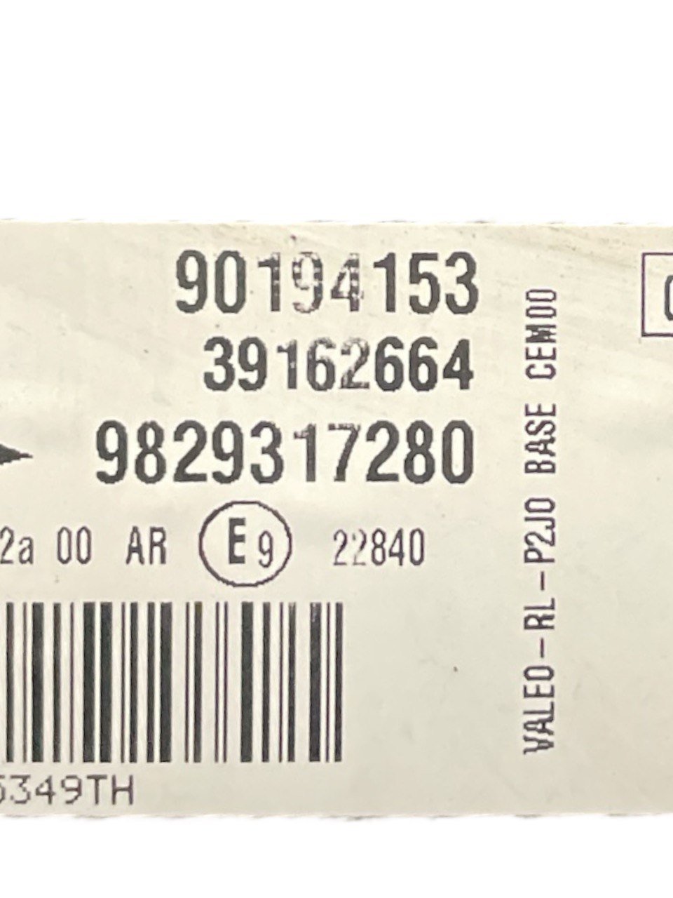 Fanale / Stop Alogeno Posteriore Destro Opel Corsa F cod:9829317280 (2019>) - F&P CRASH SRLS - Ricambi Usati