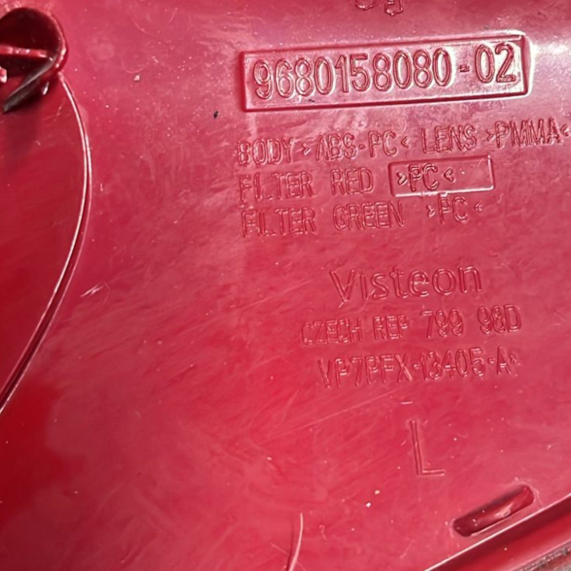 Fanale / Stop Alogeno Sinistro Peugeot 207 SW cod:9680158080 - 02 (2006 >2015) - F&P CRASH SRLS - Ricambi Usati