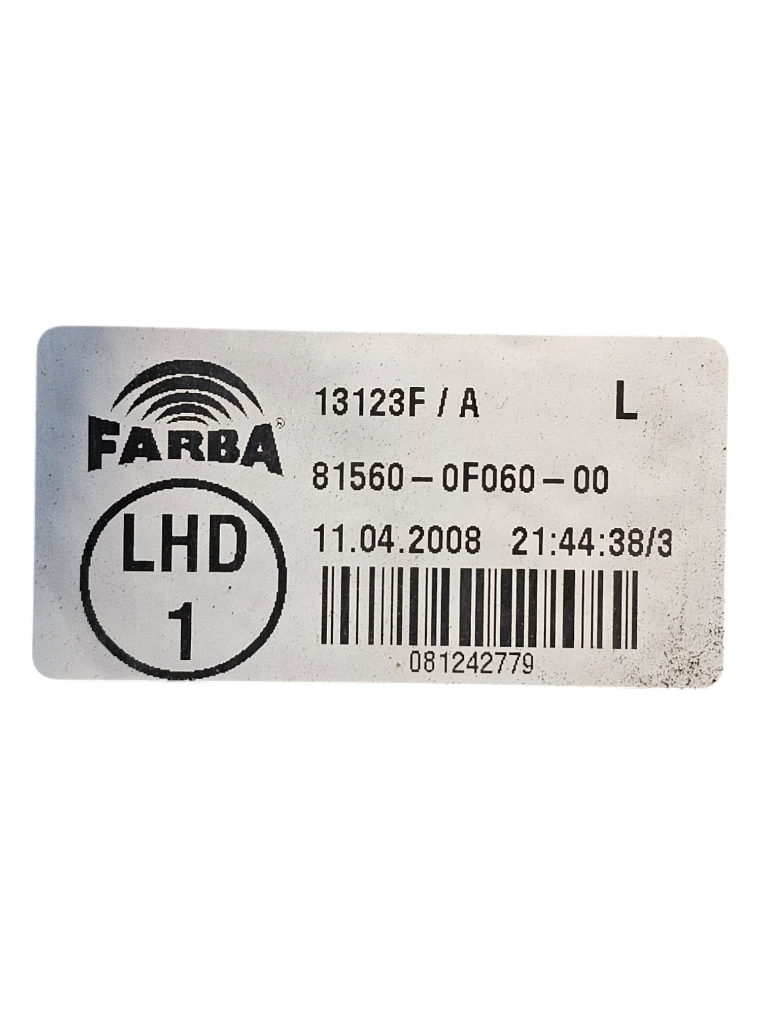 Fanale / Stop Alogeno Sinistro Toyota Corolla Verso III Cod:815600F06000 (2004 - 2009) - F&P CRASH SRLS - Ricambi Usati