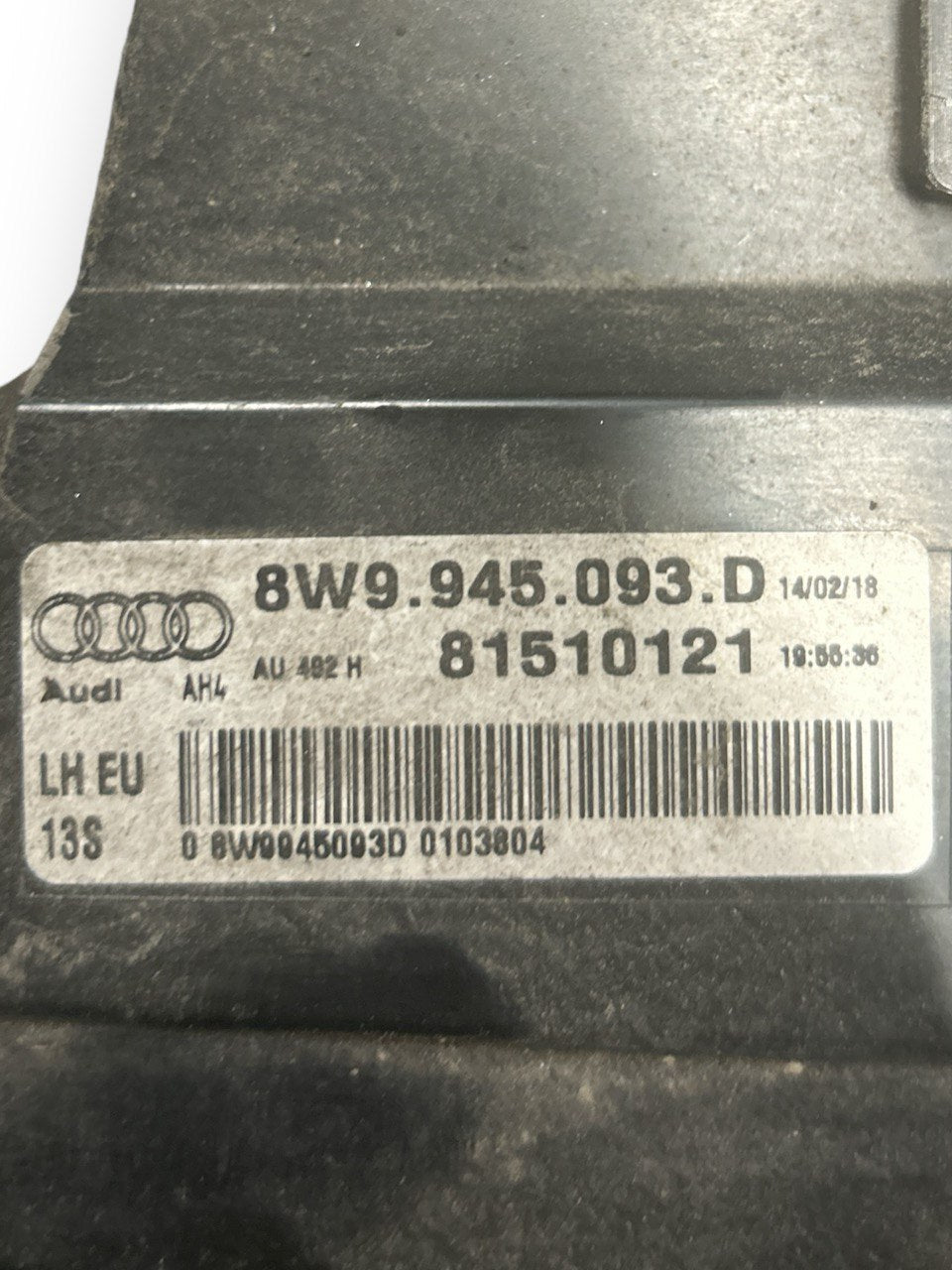 Fanale / Stop Led Interno Posteriore Sinistro Audi A4 (B9) (2016 > ) cod.8W9945093D - F&P CRASH SRLS - Ricambi Usati