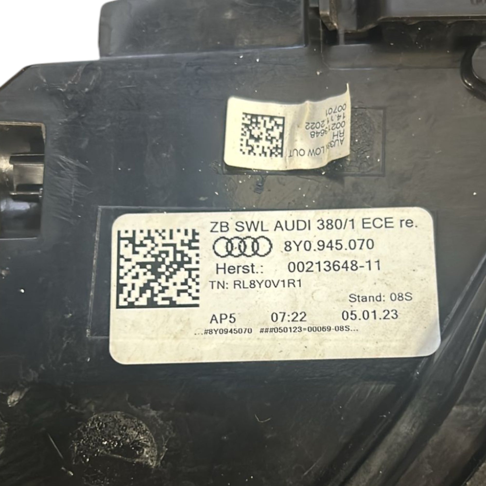 Fanale / Stop Led Posteriore Destro Audi A3 (8Y) cod.8Y0945070 (2020 > ) - F&P CRASH SRLS - Ricambi Usati