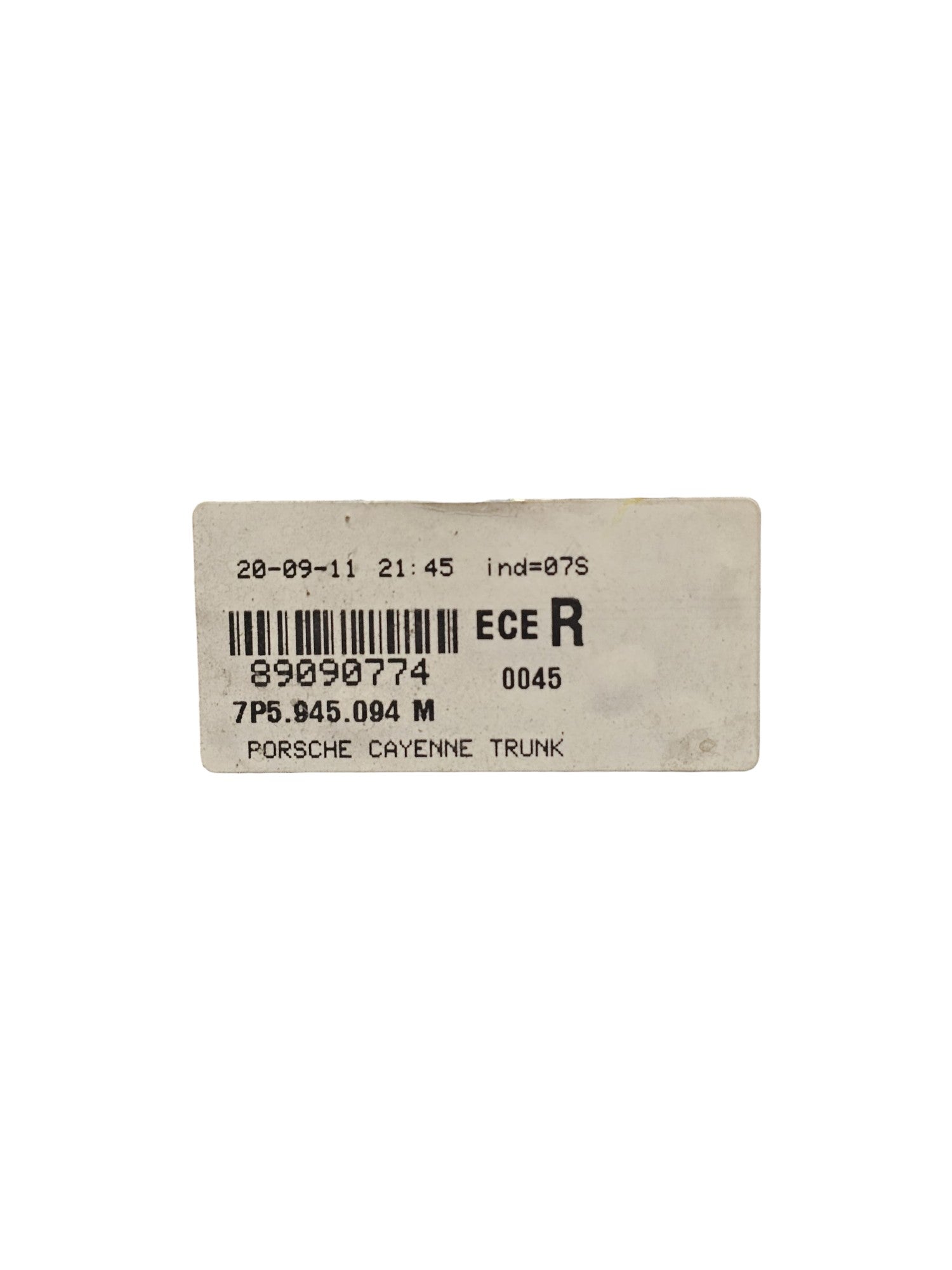 Fanale / Stop Led Posteriore Interno Destro Porsche Cayenne 92A Cod:7P5945094M (2010 - 2017) - F&P CRASH SRLS - Ricambi Usati