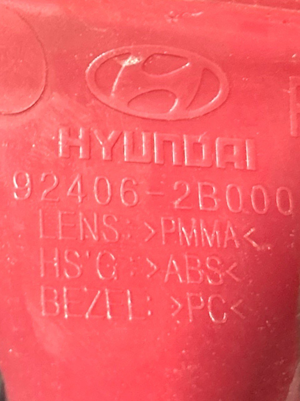 Fanale / Stop Posteriore Alogeno Destro Hyundai Santa FE II (2006 > 2012) cod.92406 - 2B000 - F&P CRASH SRLS - Ricambi Usati