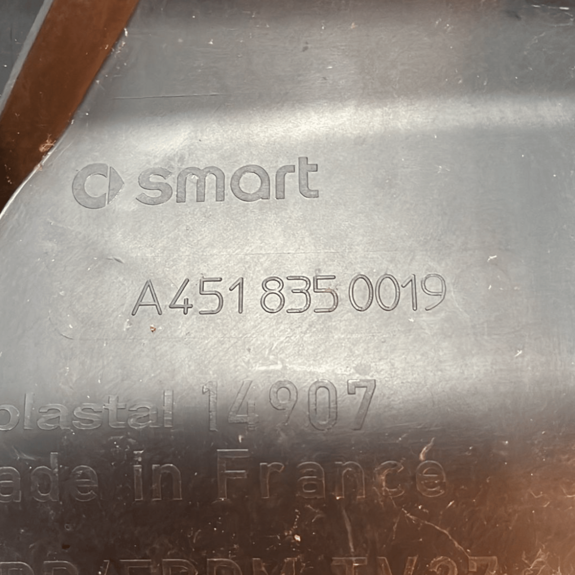 Gocciolatoio Parabrezza Smart Fortwo W451 (2007 - 2015) cod.A4518350019 - F&P CRASH SRLS - Ricambi Usati