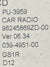 Lettore Disco CD / DVD Peugeot 208 I (2012 > 2019) cod . 98245869ZD - 00 - F&P CRASH SRLS - Ricambi Usati