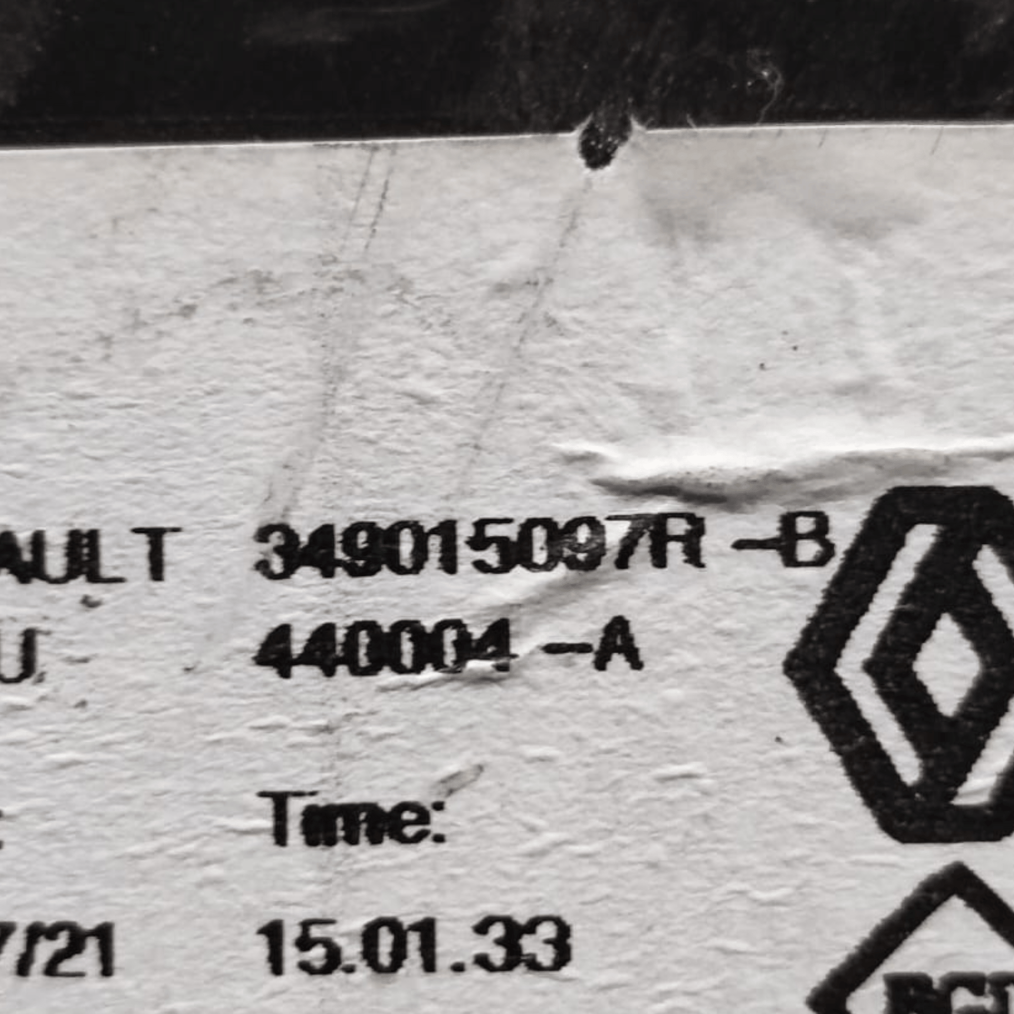 Leva Cambio Manuale Dacia Sandero III Serie COD: 349015097R (2020>) - F&P CRASH SRLS - Ricambi Usati