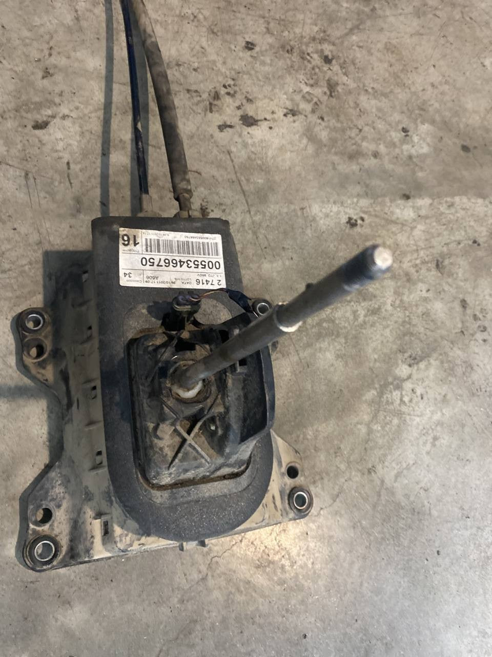 Leva del cambio Fiat Punto Evo 1.3 mjt cod: 00553466750 - F&P CRASH SRLS - Ricambi Usati