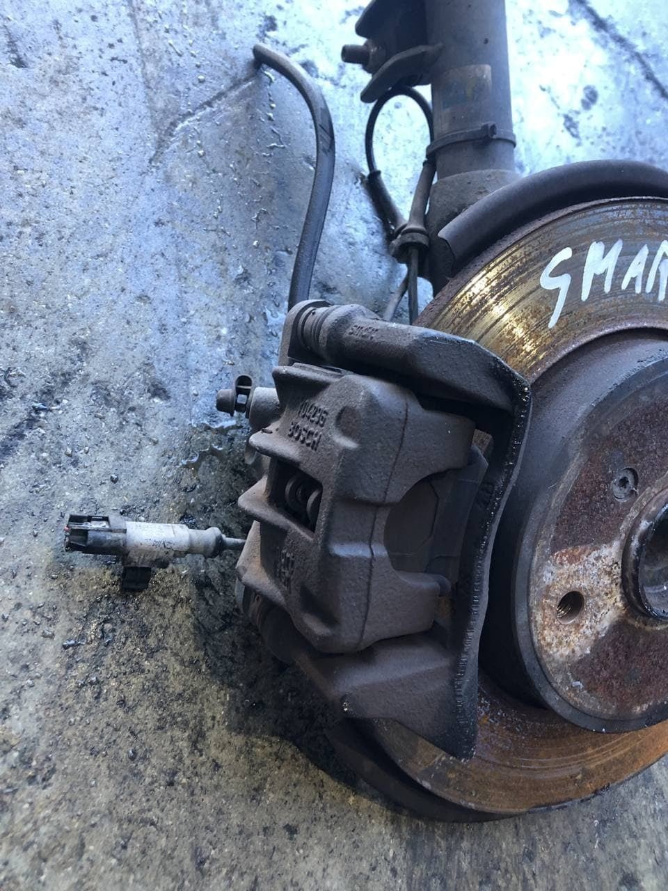 Massa meccanica anteriore destra Smart fortwo 451 benzina Dx 1.0 - F&P CRASH SRLS - Ricambi Usati