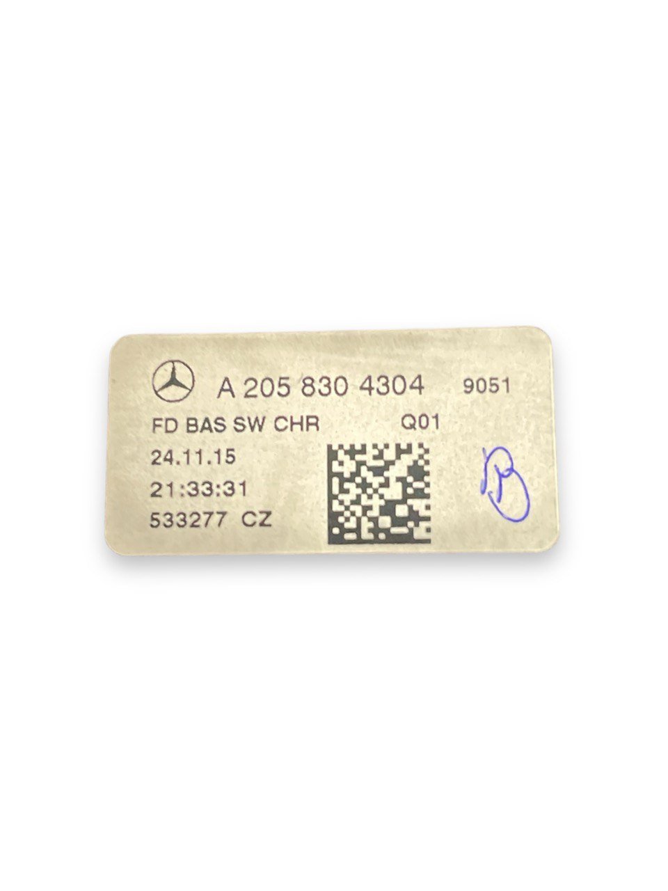 Modanatura tunnel centrale MERCEDES - BENZ CLASSE C cod:A2058304304 (W205) (2014 - 2021) - F&P CRASH SRLS - Ricambi Usati