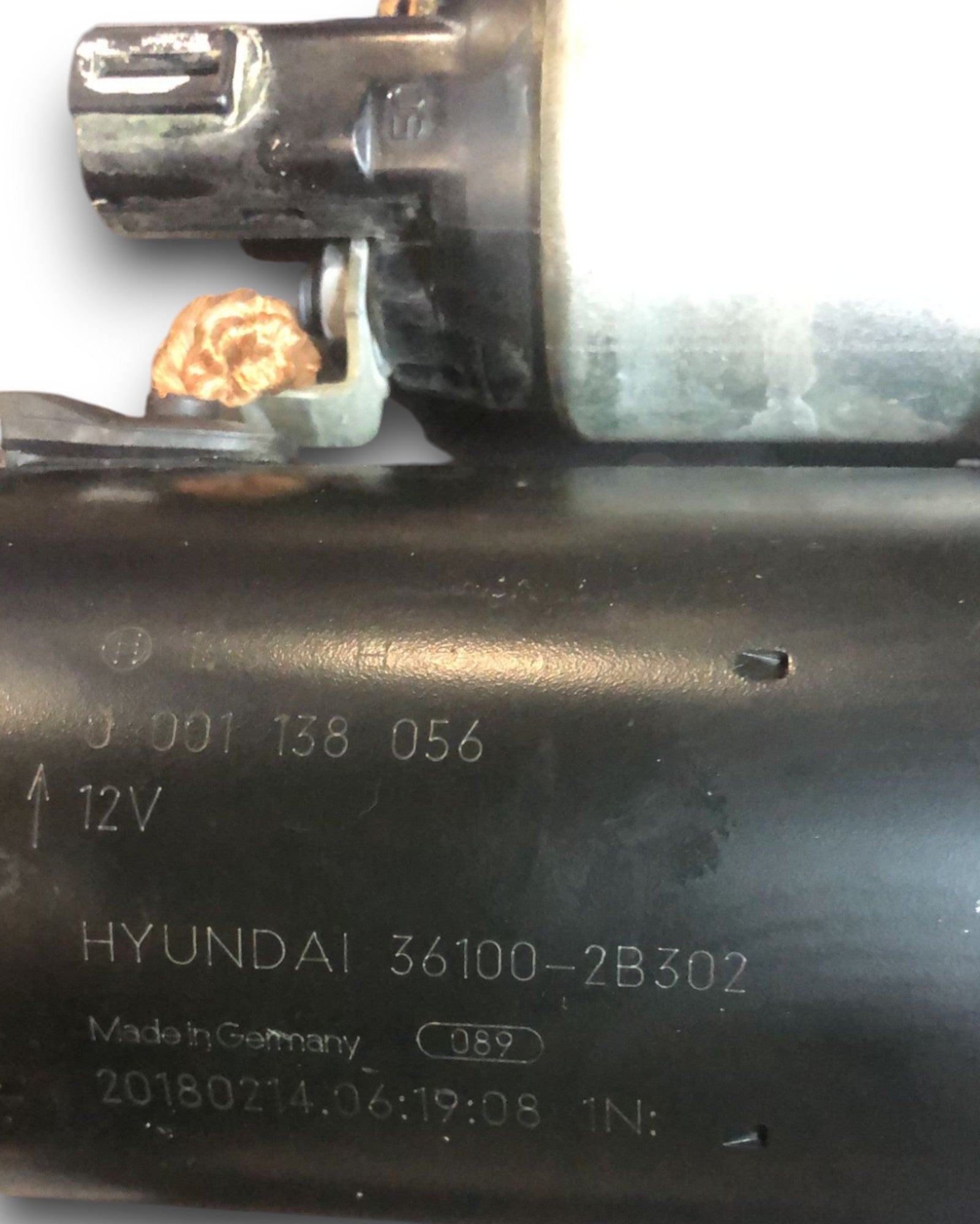 Motorino Avviamento Hyundai IX20 1.4 Benzina (2010 > 2019) cod:0001138056 - F&P CRASH SRLS - Ricambi Usati