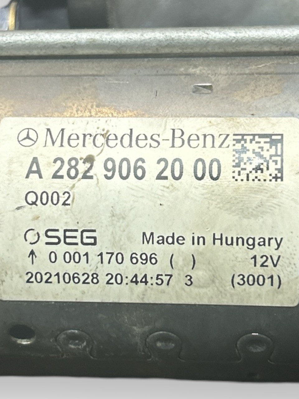 Motorino Avviamento Mercedes Benz Classe A (W177) 1.3 Benzina (2018 > ) cod.A2829062000 - F&P CRASH SRLS - Ricambi Usati