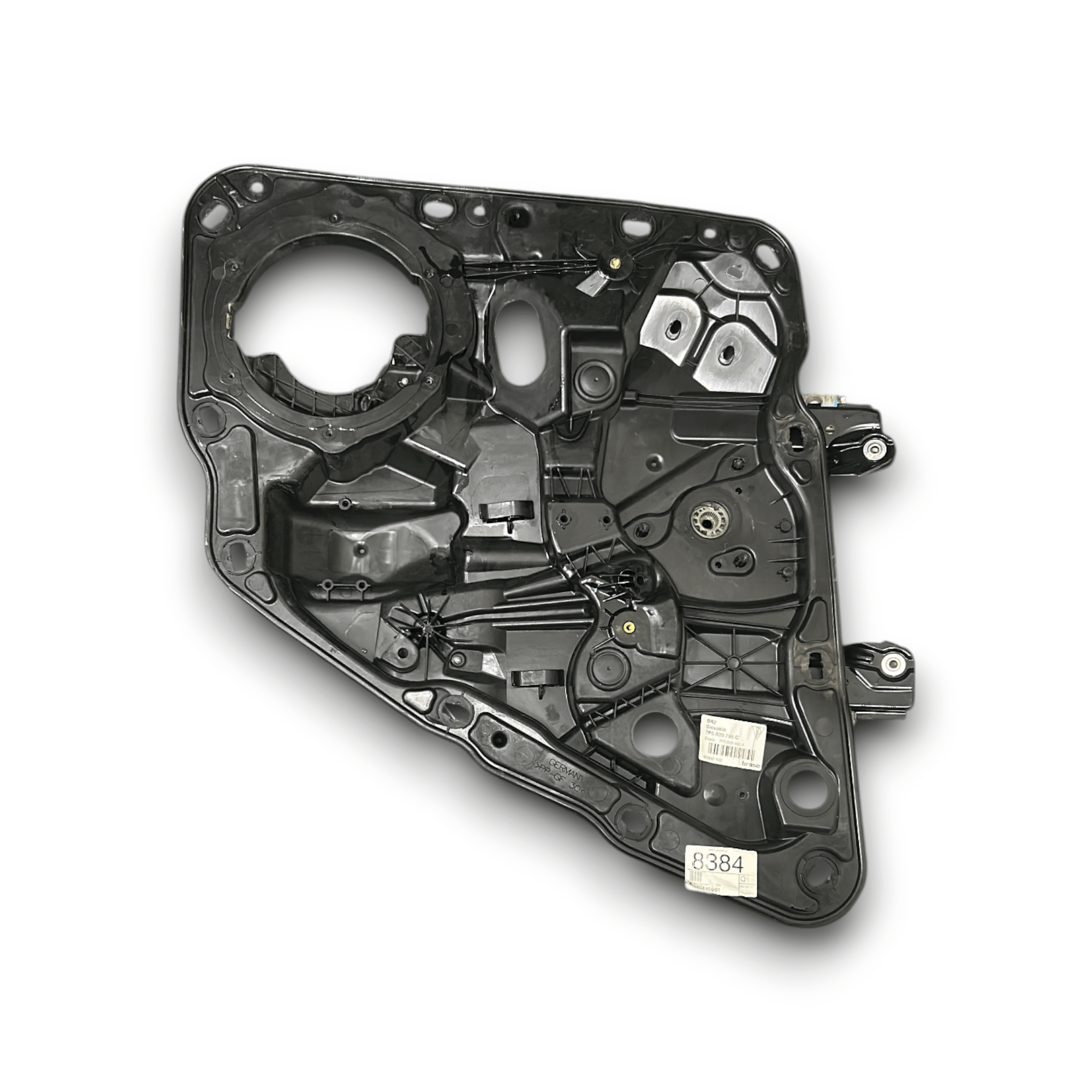 Pannello Interno Porta Posteriore Destro Porsche Cayenne (92A) cod.7P5839756C (2010 > 2017) + Cremagliera Alzavetro cod.7P5839462A - F&P CRASH SRLS - Ricambi Usati