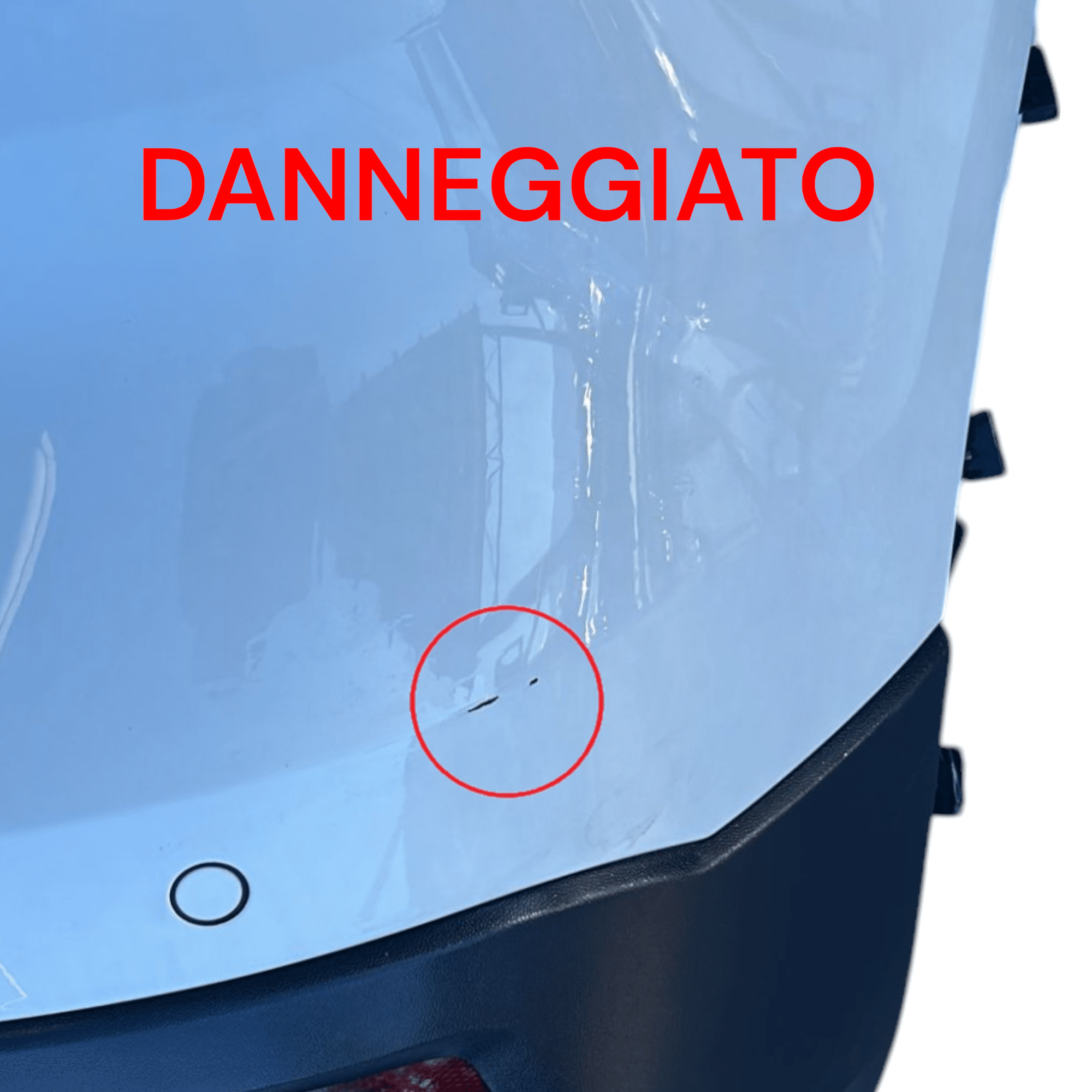 Paraurti Posteriore Bianco Volkswagen T - Cross (2019 > ) - F&P CRASH SRLS - Ricambi Usati