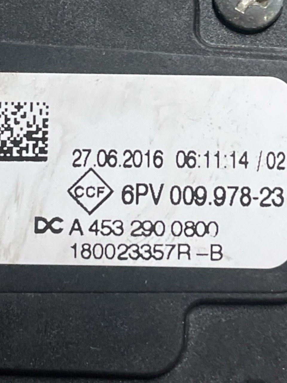 Pedale acceleratore Smart Fortwo (w453) cod:a4532900800 (2014>) - F&P CRASH SRLS - Ricambi Usati