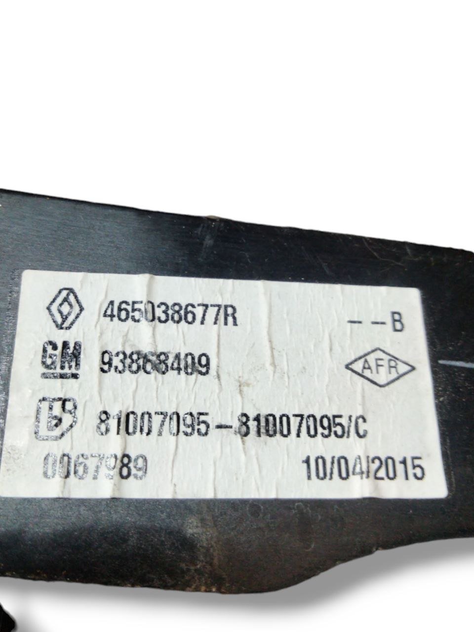 Pedaliera / Pedale Frizione Renault Trafic III / Talento / Vivaro ( 2014 > ) cod.465038677R - F&P CRASH SRLS - Ricambi Usati