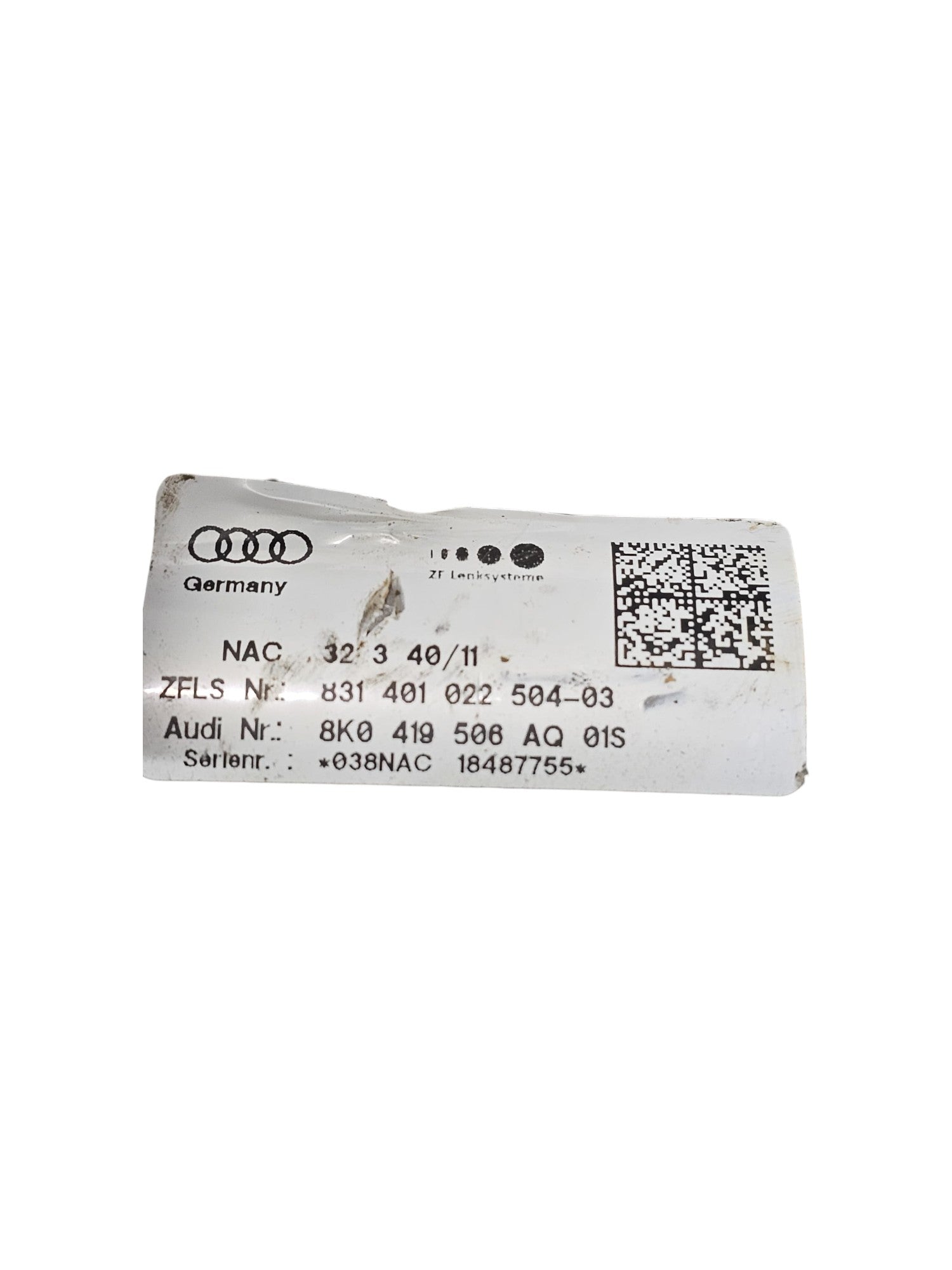 Piantone / Canna Sterzo Audi A4 B8 Cod:8K0419506AQ (2007 - 2016) - F&P CRASH SRLS - Ricambi Usati
