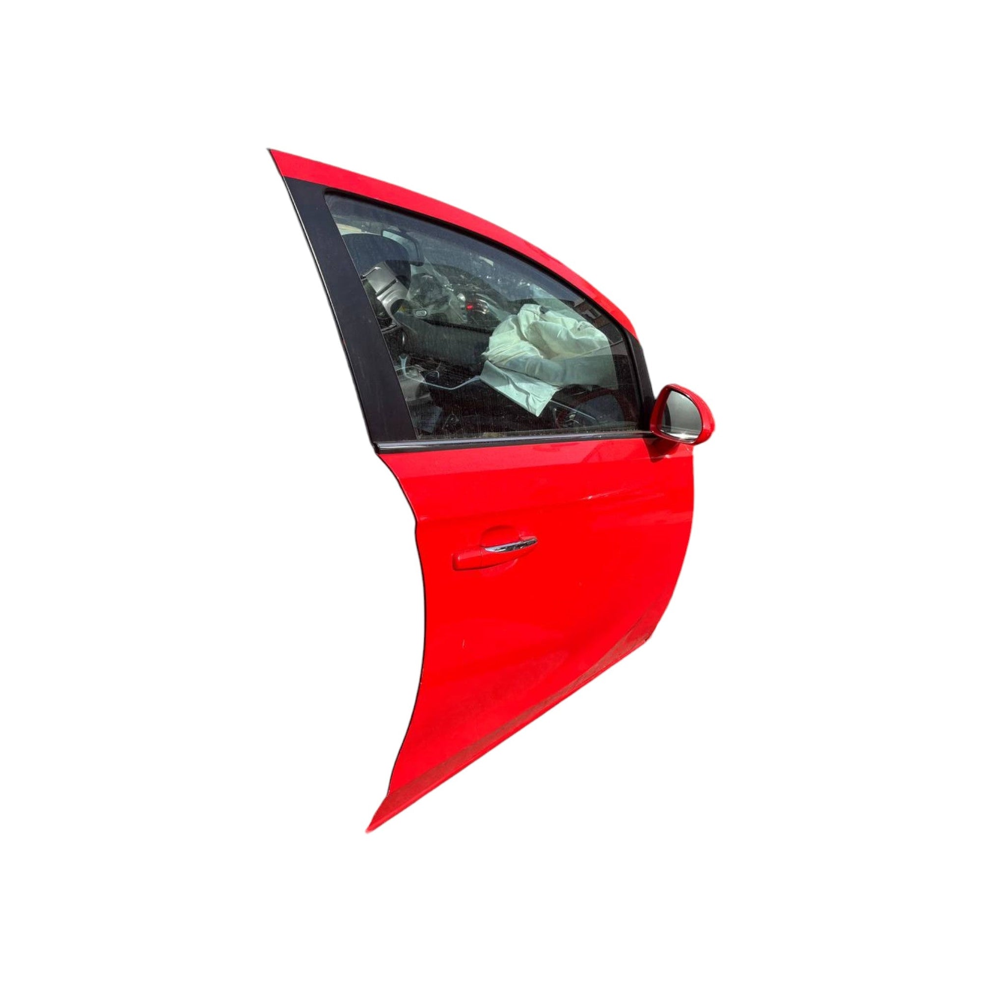 Porta / Portiera anteriore destra (dx) Opel Corsa E (2014 al 2019) Rossa - F&P CRASH SRLS - Ricambi Usati