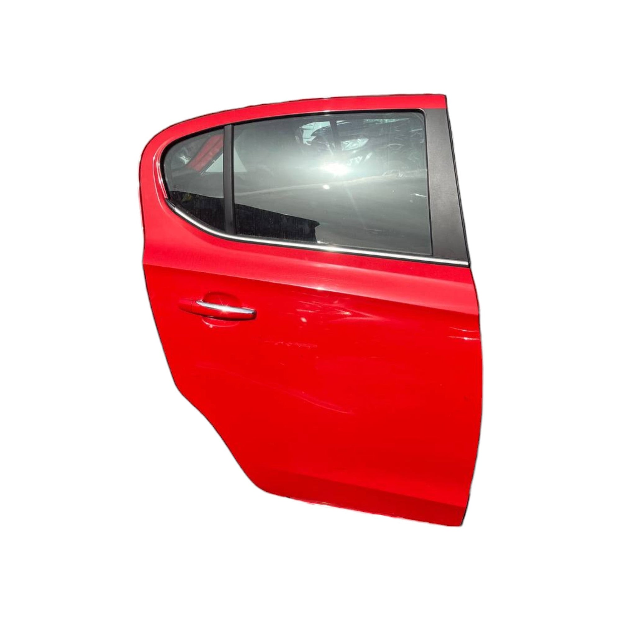 Porta / Portiera posteriore destra (dx) Opel Corsa E (2014 al 2019) Rossa - F&P CRASH SRLS - Ricambi Usati