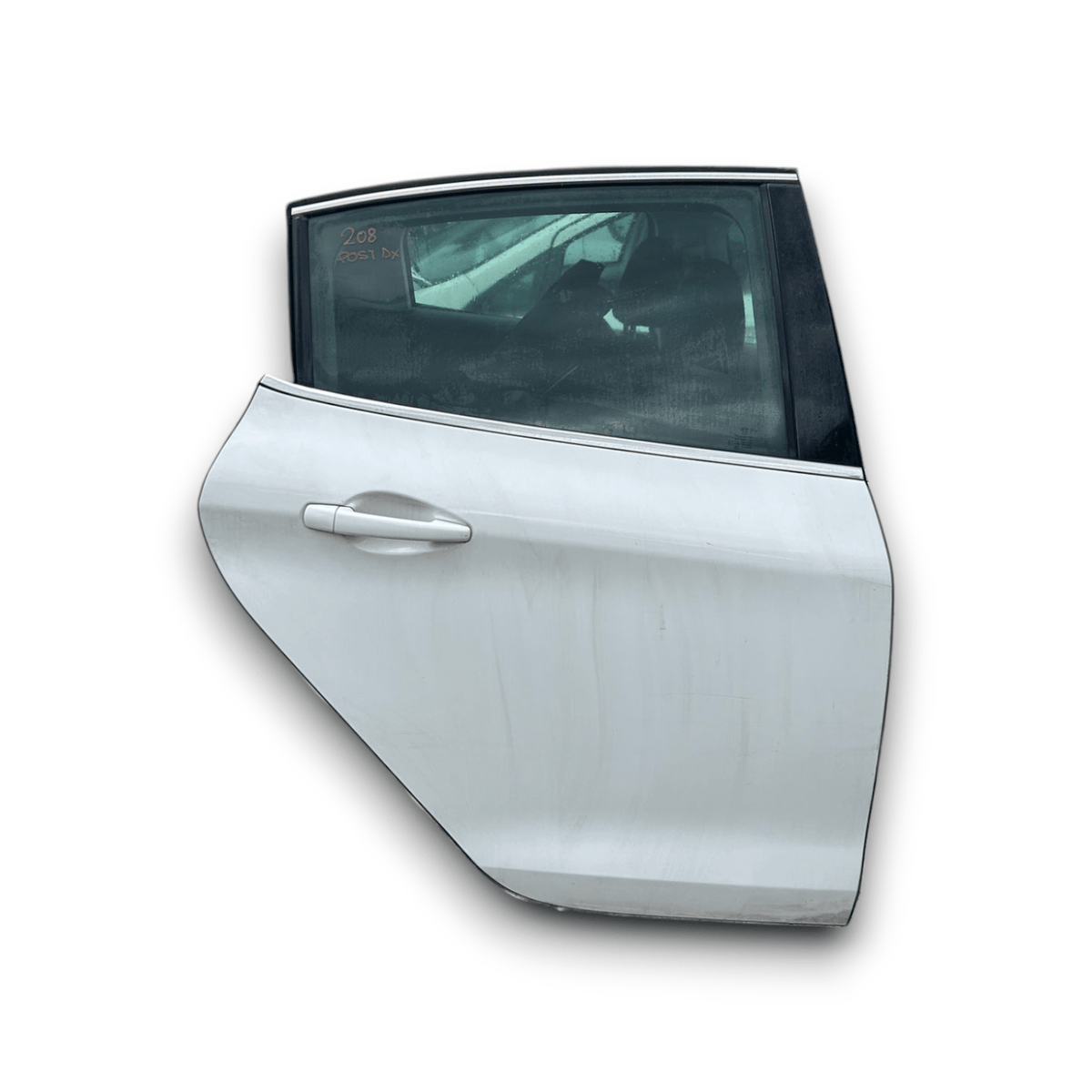 Portiera Posteriore Destra Bianca Peugeot 208 (2013 &gt; 2019) Porta / Sportello - F&amp;P CRASH SRLS - Ricambi Usati