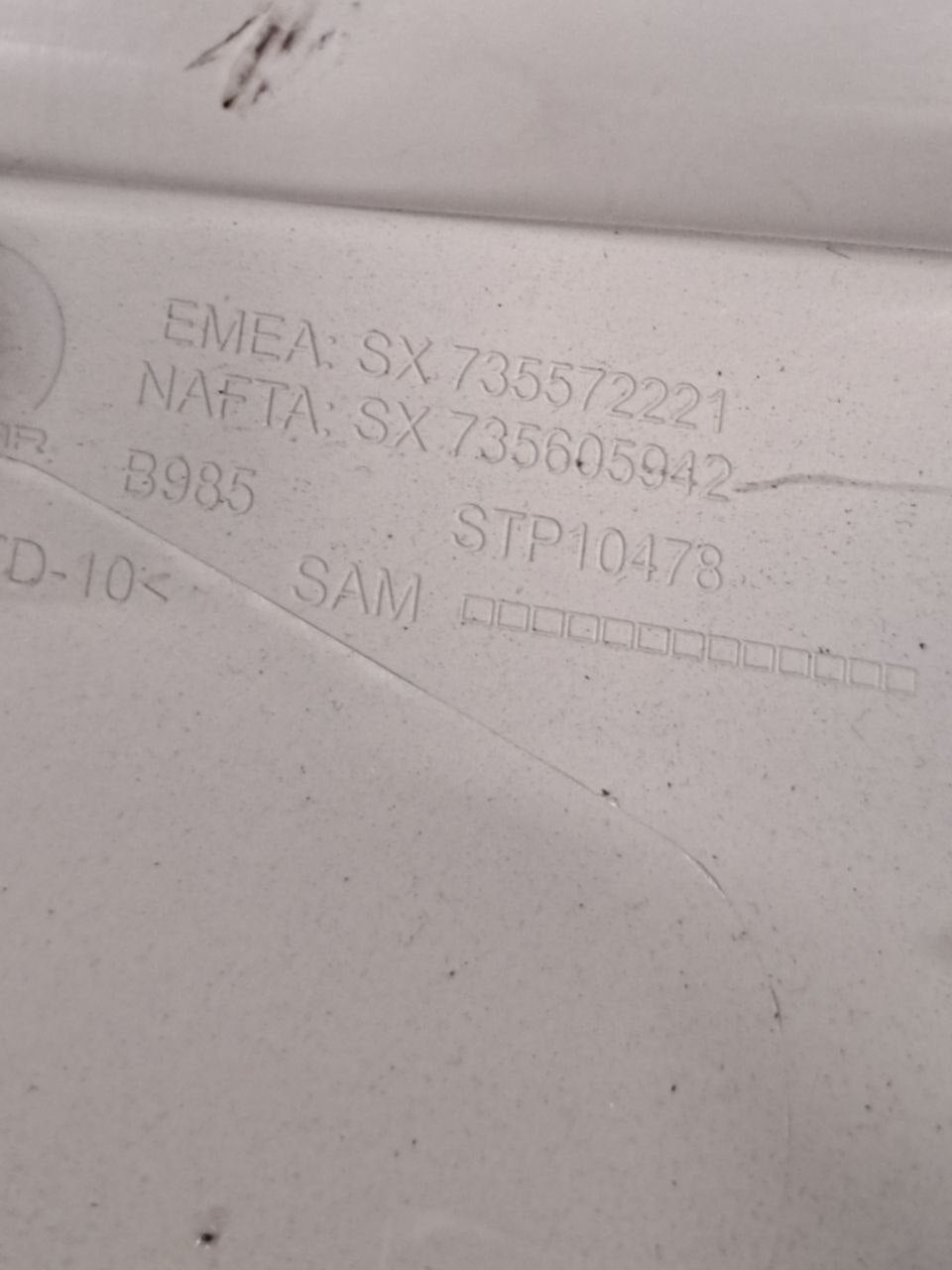 Rivestimento montante posteriore sinistro Fiat 500x (2014>) COD:735572221 - F&P CRASH SRLS - Ricambi Usati