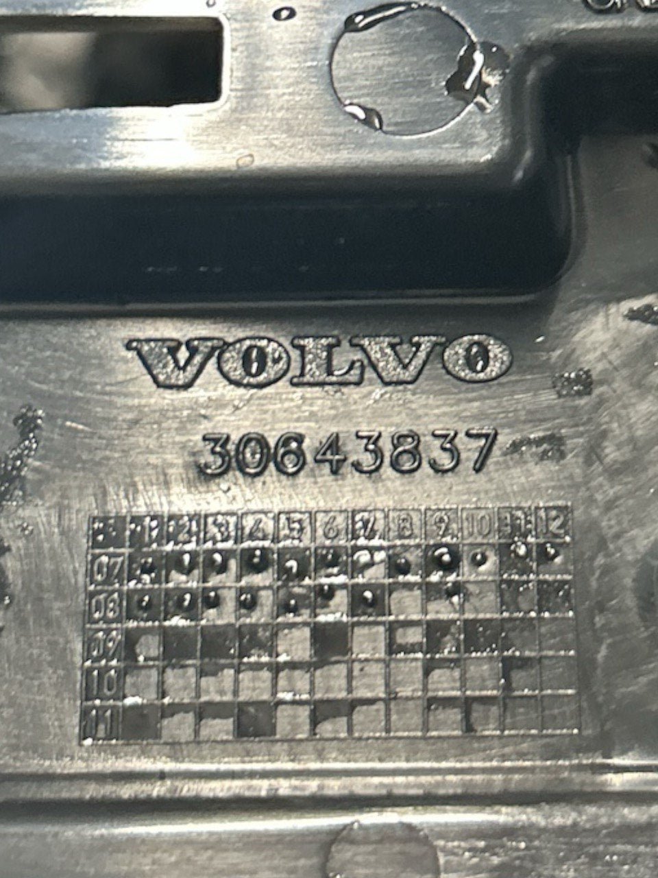 Rivestimento Tunnel Centrale Volvo XC90 (2002 > 2014) cod.30643837 - F&P CRASH SRLS - Ricambi Usati