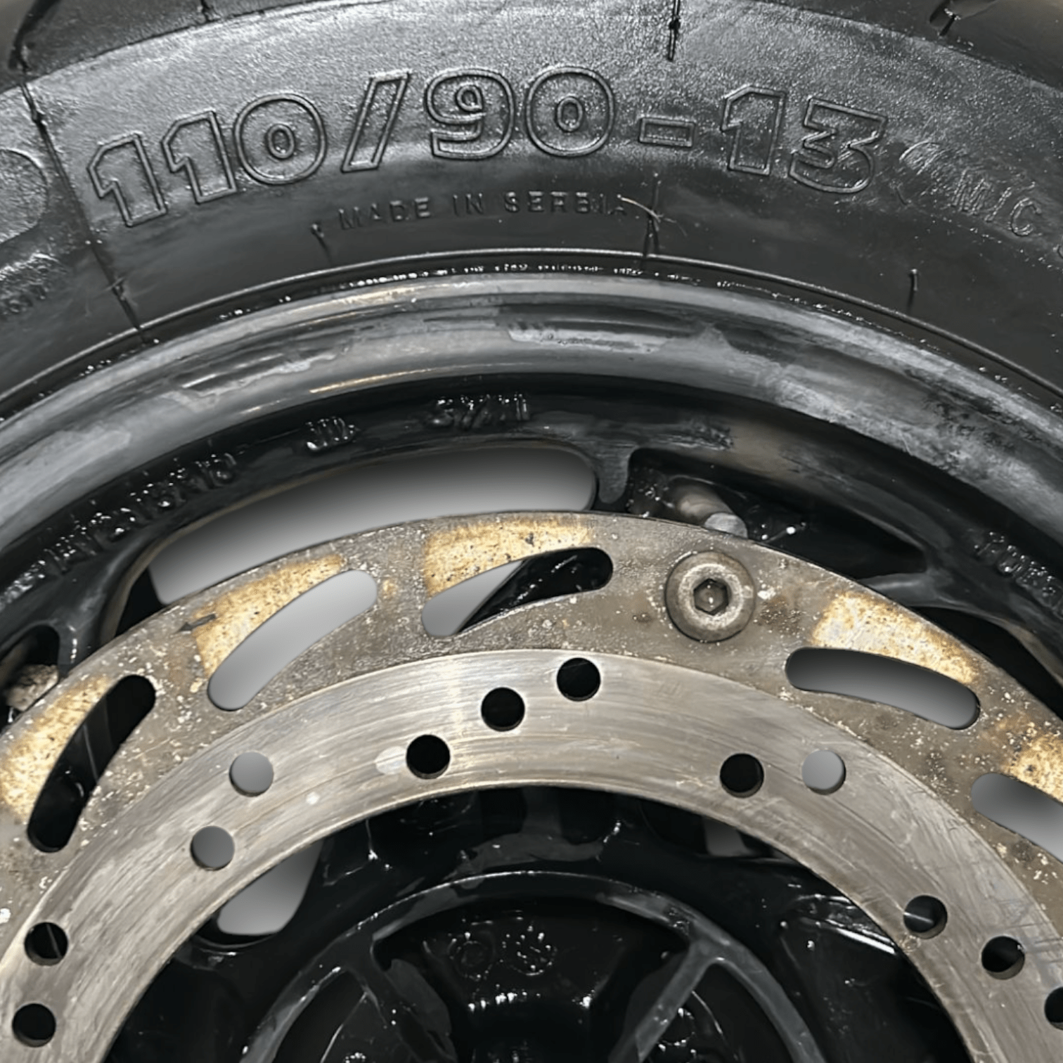 Ruota Anteriore Sym Joyride 200 (110/90 - 13) cod:E49076 (2007) - F&P CRASH SRLS - Ricambi Usati
